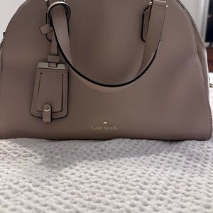 Kate Spade Taupe Satchel Bag